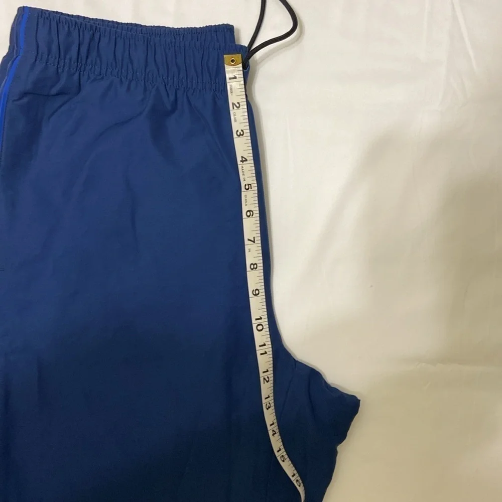 JORDAN MEN BLUE ELASTIC WAIST STANDARD FIT LONG TRACK PANT